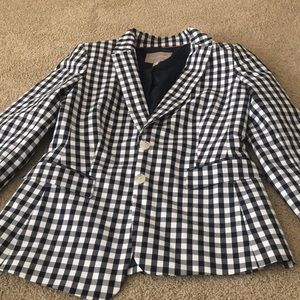 Banana Republic Plaid Blazer